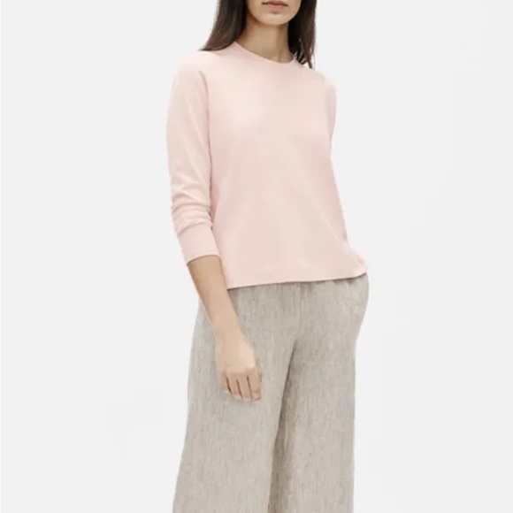 Eileen Fisher Sweaters - Eileen Fisher Sweater Top Medium Light Pink Long Sleeve